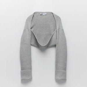 Zara knit arm warmer sweater